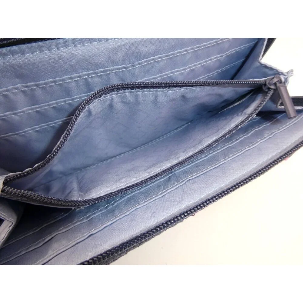 Vera Bradley Charmont Meadow Zip-Around Wallet - Picture 7 of 8